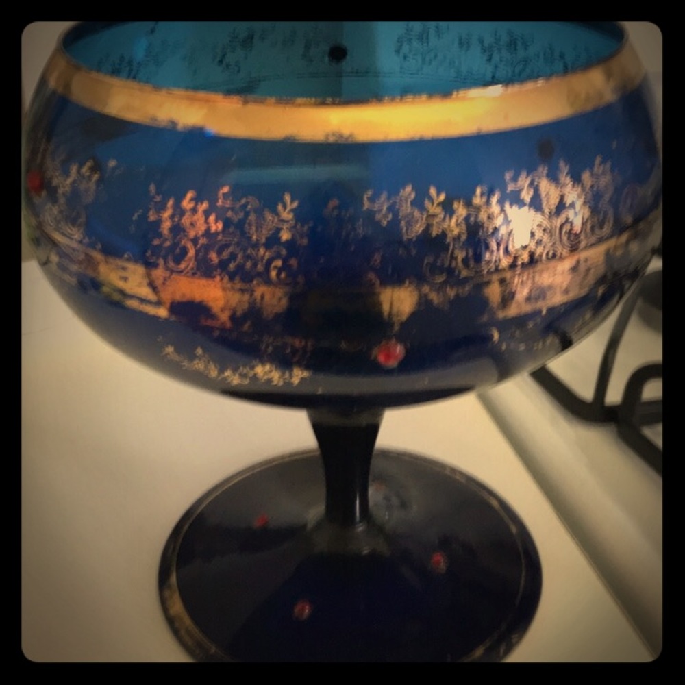 Vintage Asian grog gold trimmed